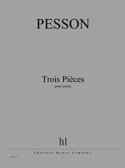 couverture Pi�ces (3) Editions Henry Lemoine