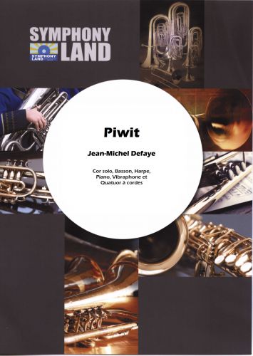 couverture Piwit pour solo et ensemble Symphony Land
