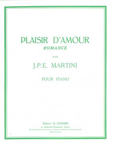 couverture Plaisir d'amour (romance) Combre