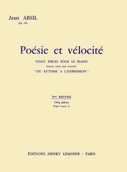 couverture Posie et Vlocit Op.157 Vol.2 Editions Henry Lemoine
