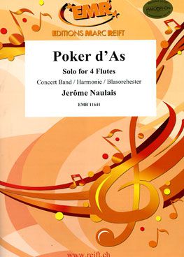 couverture Poker d'As Flute Quartet Marc Reift