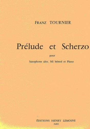 couverture Prlude et Scherzo Editions Henry Lemoine