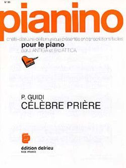 couverture Prière - Pianino 96 Delrieu