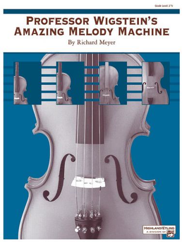 couverture Professor Wigstein's Amazing Melody Machine ALFRED