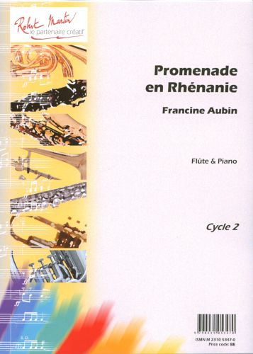 couverture PROMENADE EN RHENANIE Editions Robert Martin