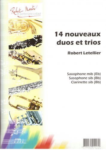 couverture Quatorze Nouveaux Duos et Trios Robert Martin