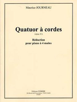 couverture Quatuor  cordes Op.11 Combre