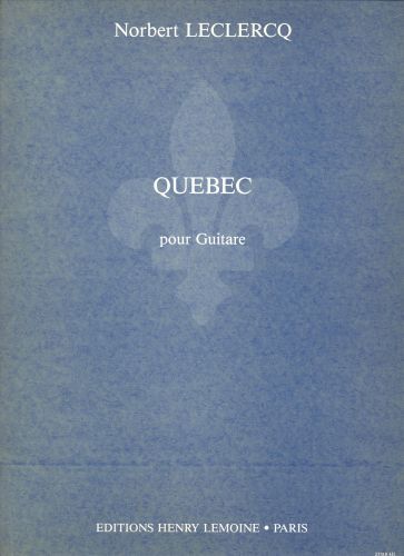 couverture Qubec Editions Henry Lemoine