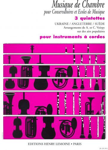couverture Quintettes (3) Editions Henry Lemoine