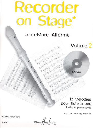 couverture Recorder on stage Vol.2 Editions Henry Lemoine