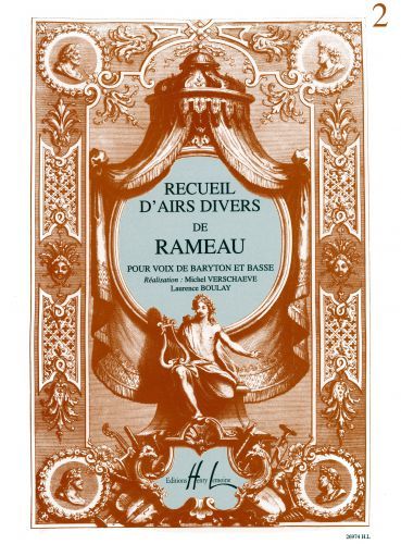 couverture Recueil d'airs varis Editions Henry Lemoine