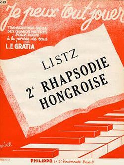 couverture Rhapsodie hongroise n�2 (JPTJ 49) Combre