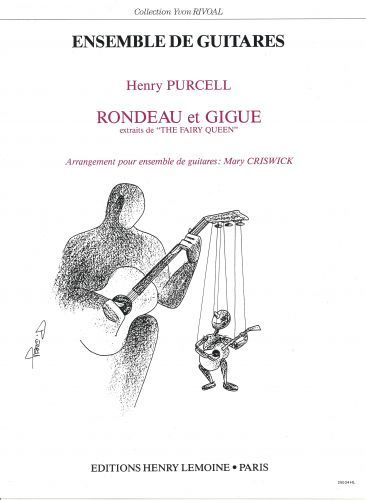 couverture Rondeau et Gigue Editions Henry Lemoine