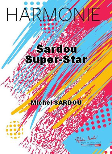 couverture Sardou Super-Star Robert Martin