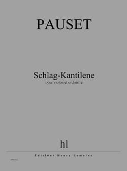 couverture Schlag-Kantilene Editions Henry Lemoine