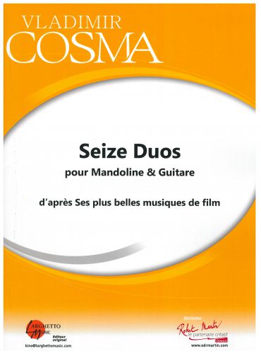 couverture SEIZE DUOS pour Mandoline et Guitare Martin Musique