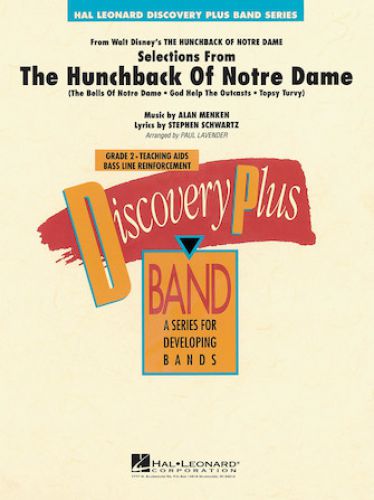couverture Selections from the Hunchback of the Notre Dame Hal Leonard