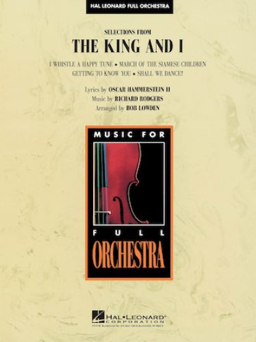 couverture Selections from The King and I Hal Leonard