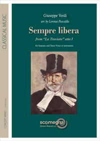 couverture SEMPRE LIBERA from La Traviata - atto I Scomegna