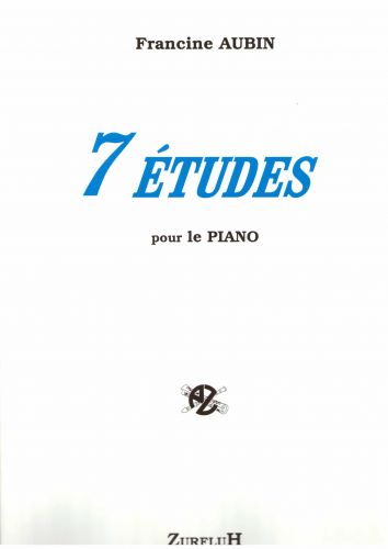 couverture Sept Etudes Pour Piano Robert Martin