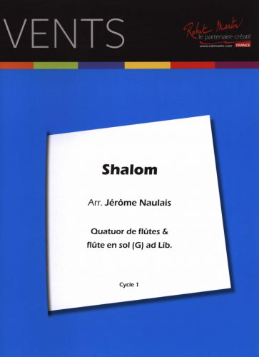 couverture Shalom 4 Flutes Robert Martin