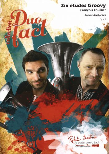 couverture SIX ETUDES GROOVY CYCLE 2 Editions Robert Martin