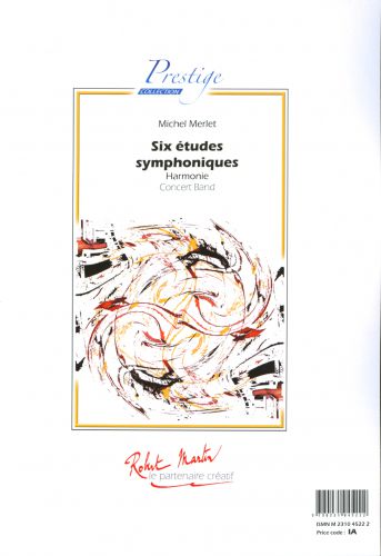 couverture SIX tudes Symphoniques Martin Musique