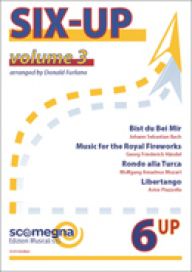 couverture SIX-Up Vol.3 - Set Small Ensemble : Partition + 7 Parties Scomegna