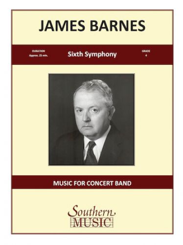 couverture Sixth Symphony Opus 130 Southern Music Company
