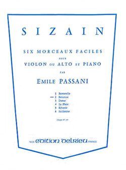 couverture Sizain 2 : Berceuse Delrieu