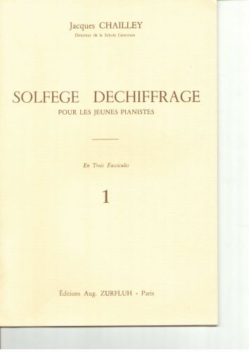 couverture Solfege Dechiffrage Pour Jeunes Pianisit Editions Robert Martin