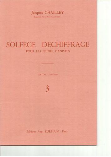 couverture Solfege Dechiffrage Pour Jeunes Pianisit Editions Robert Martin
