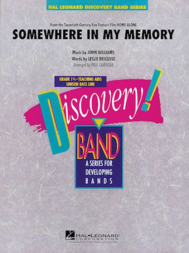 couverture Somewhere in My Memory Hal Leonard