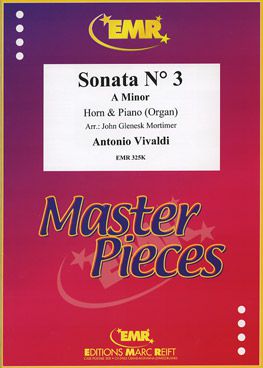 couverture Sonata N3 In a Minor Marc Reift