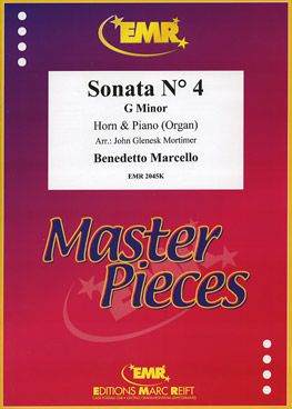 couverture Sonata N4 In G Minor Marc Reift