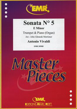 couverture Sonata N°5 In E Minor Marc Reift