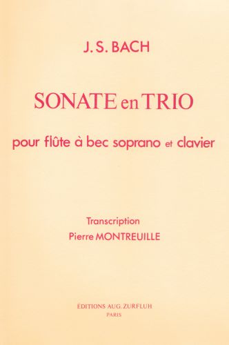 couverture Sonate En Trio Robert Martin