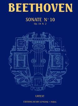 couverture Sonate n10 Editions Henry Lemoine