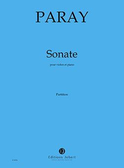 couverture Sonate pour violon Jobert
