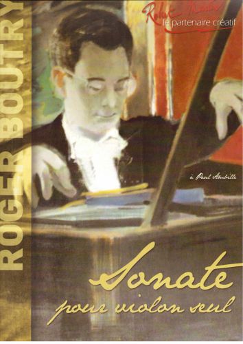 couverture Sonate Pour Violon Seul Robert Martin