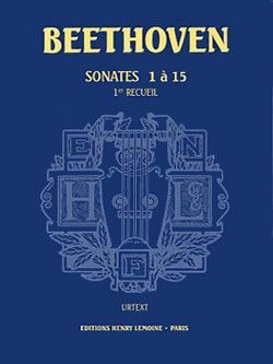 couverture Sonates Vol.1 Editions Henry Lemoine
