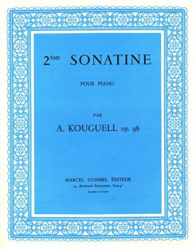 couverture Sonatine n�2 Op.98 Combre