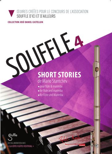 couverture SOUFFLE 4  Short Stories pour Flte et Marimba Editions Robert Martin