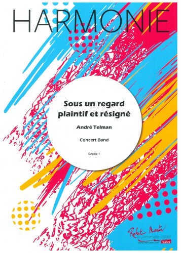 couverture SOUS UN REGARD PLAINTIF ET RESIGNE Editions Robert Martin