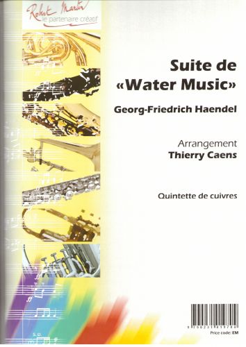 couverture Suite de Water Music, Avec Orgue Robert Martin