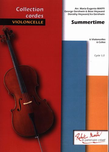 couverture Summertime 6 Violoncelles Editions Robert Martin