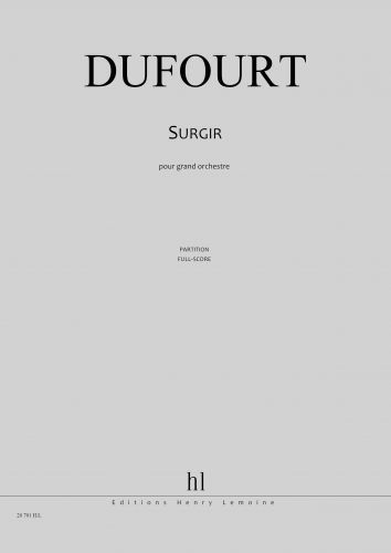 couverture Surgir Editions Henry Lemoine