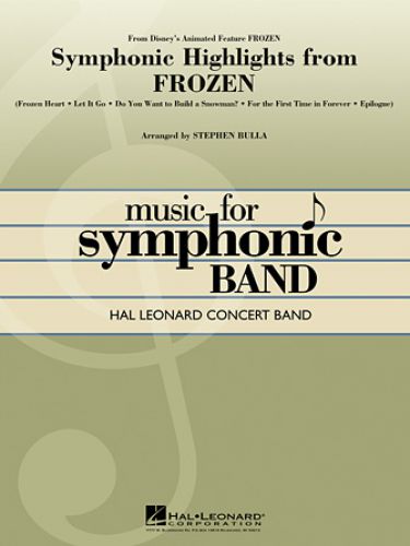 couverture Symphonic Highlights from Frozen Hal Leonard