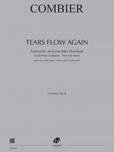couverture Tears flow again Editions Henry Lemoine
