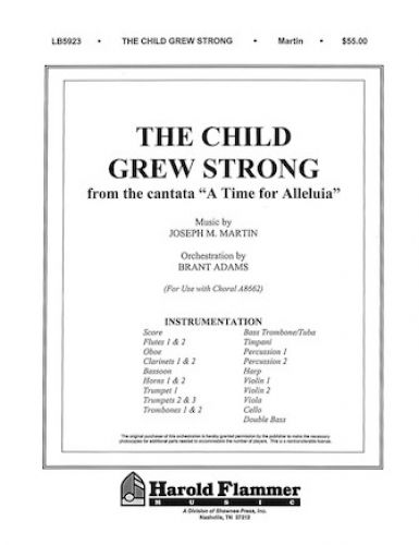 couverture The Child Grew Strong from A Time for Alleluia Shawnee Press